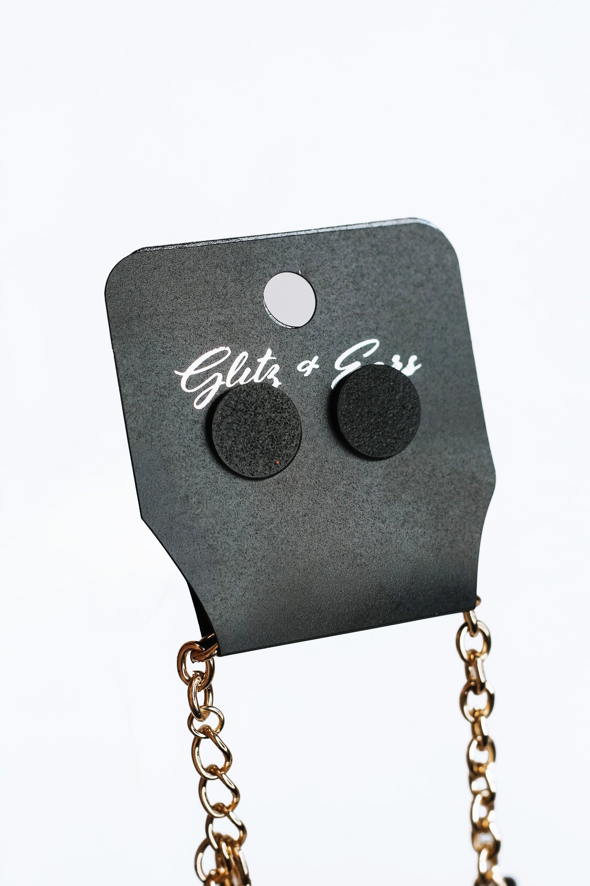 Foil Coated Geometric Shapes Necklace