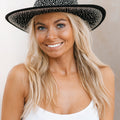 Rhinestone Crowd Faux Suede Cowboy Hat