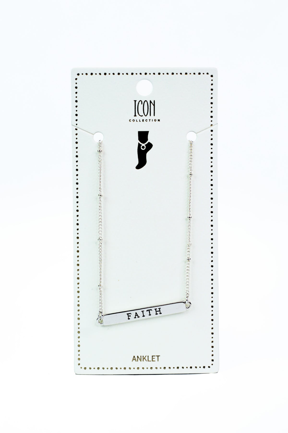 "FAITH" Dainty Chain Anklet