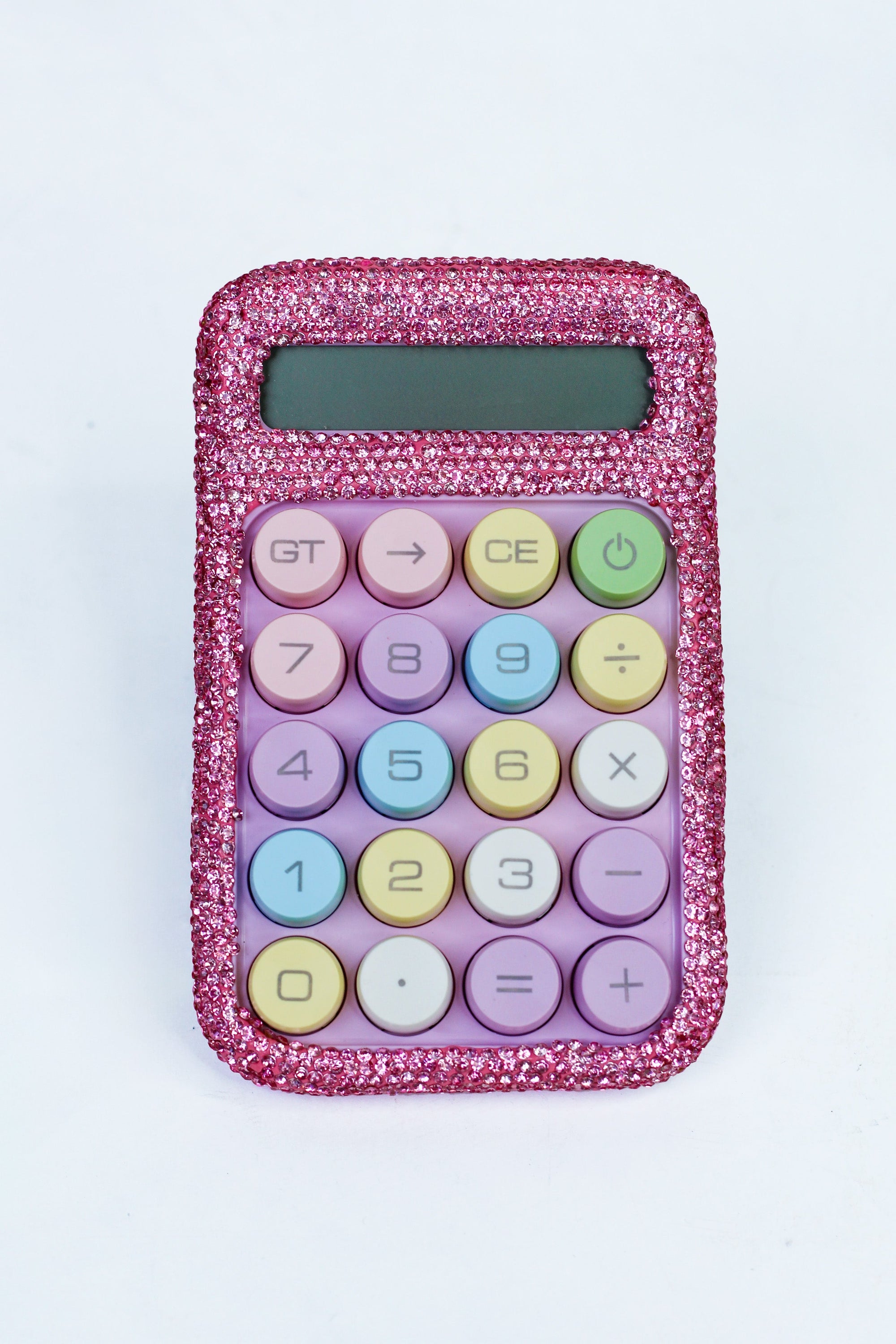 Rhinestone Trimmed Calculator w/ Pastel Buttons