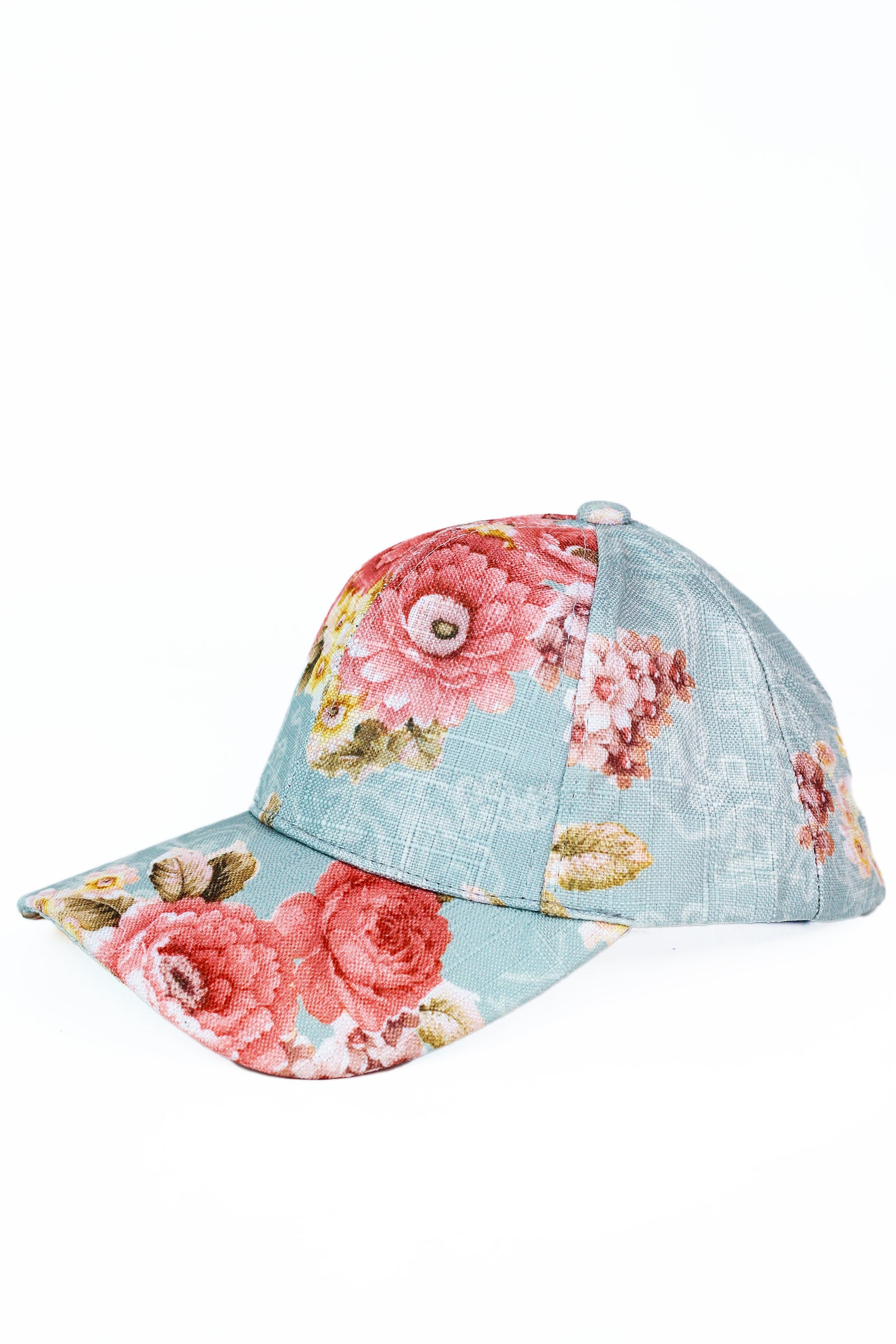 Floral Print Baseball Cap