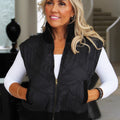 Sequin Stitch Floral Design Vest