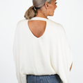 Silk Craft Top w/ Back Band
