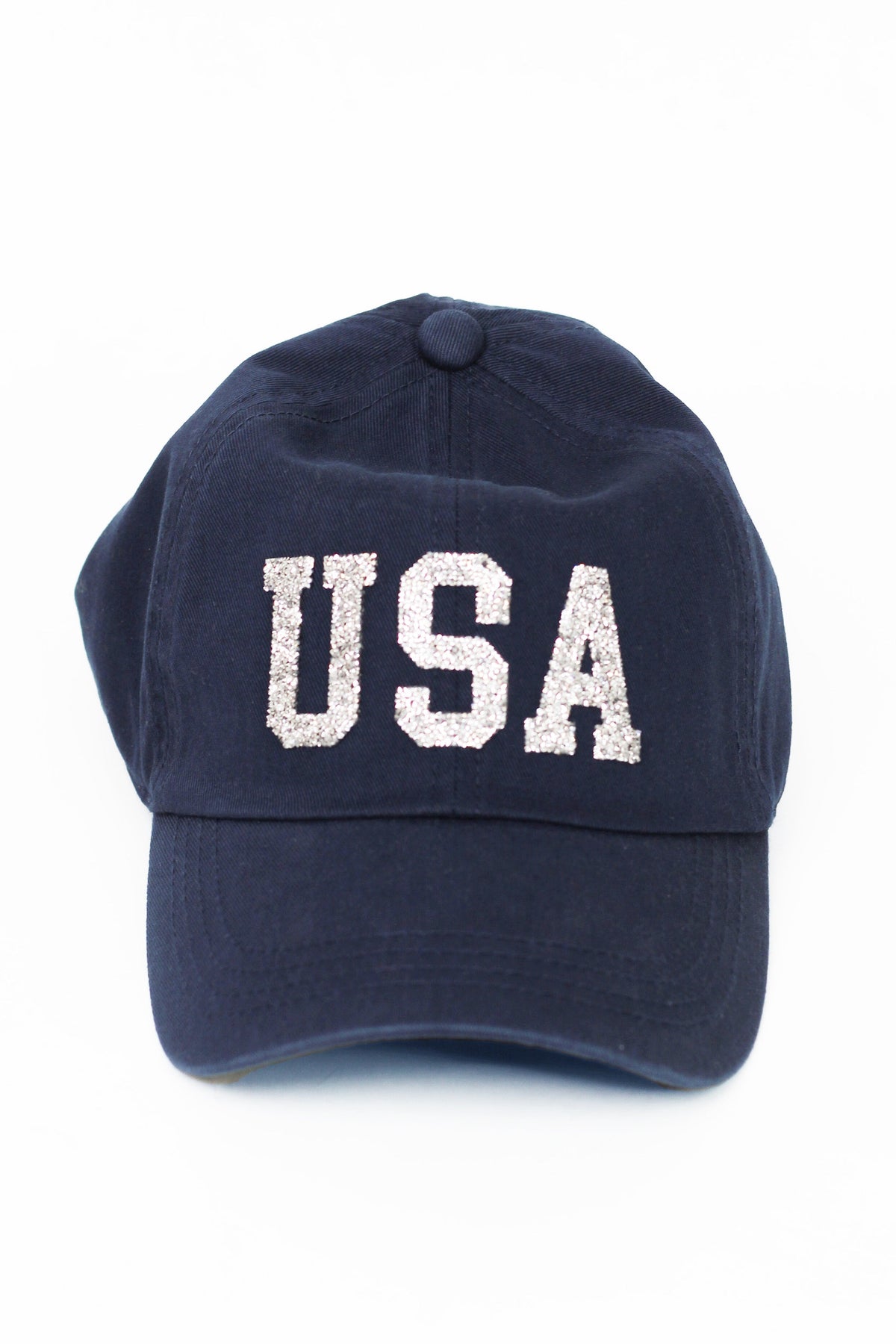 USA Rhinestone Baseball Cap