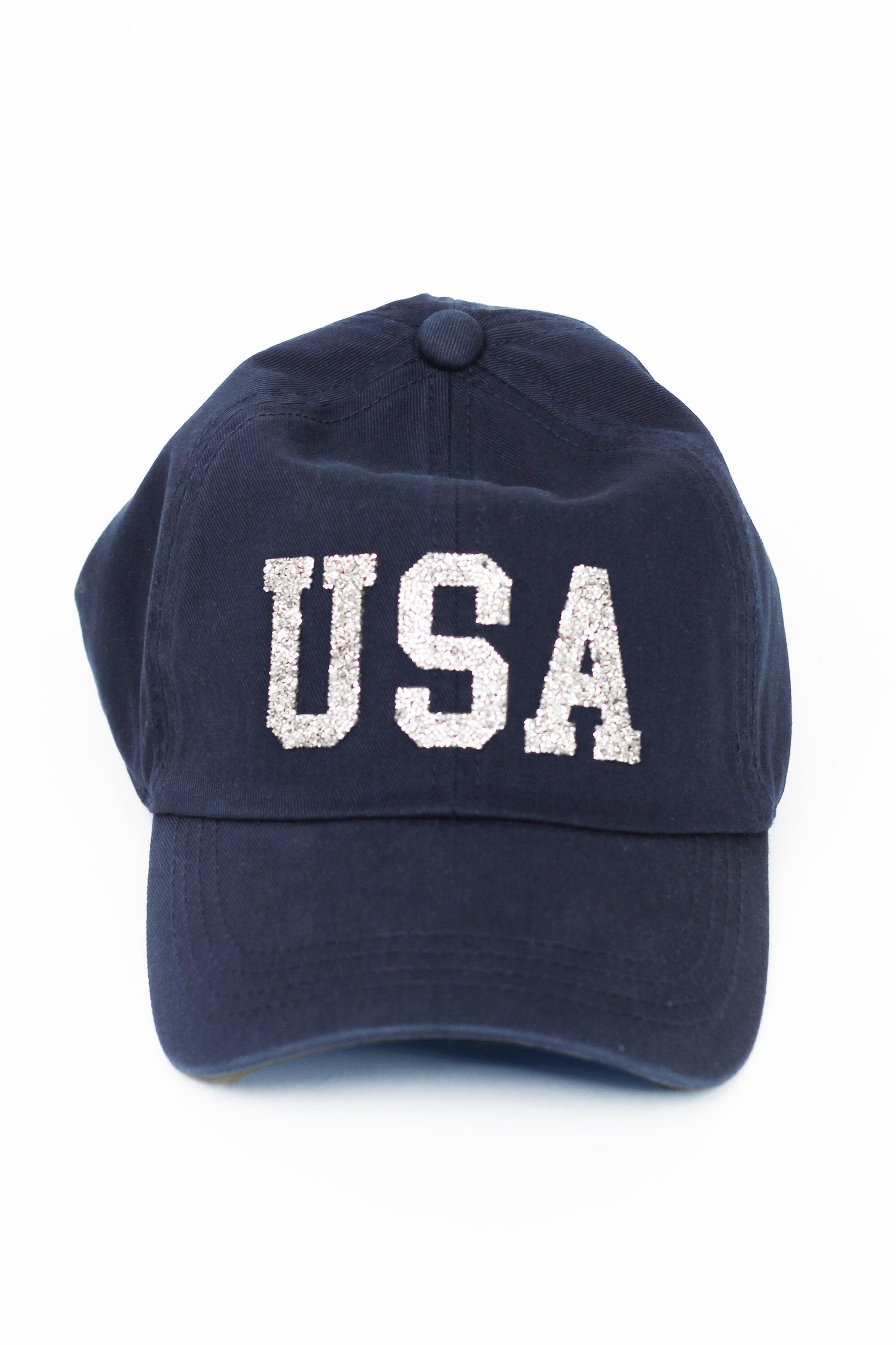 USA Rhinestone Baseball Cap