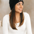Triangle Bead and Pearl Beanie