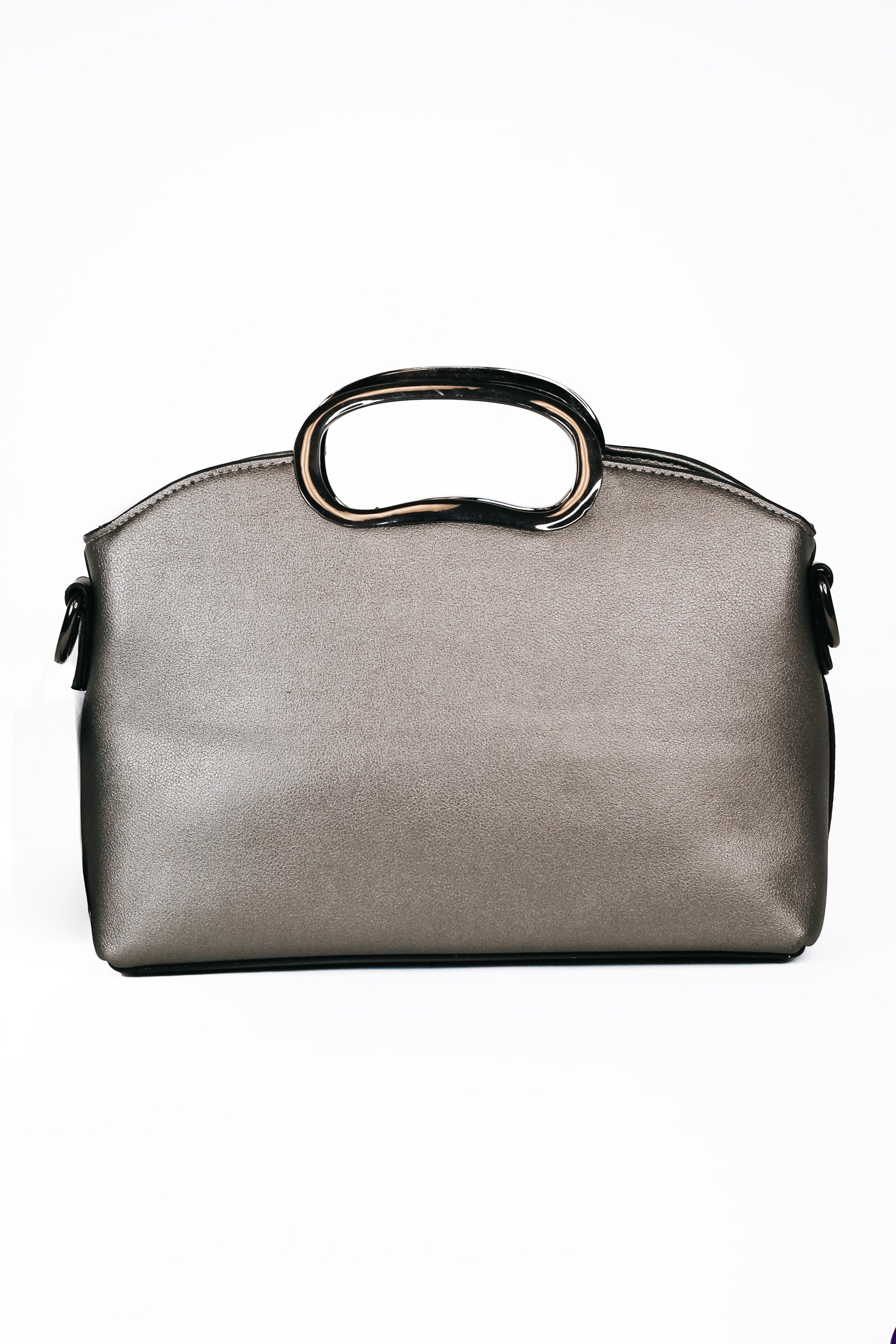 Large Rhinestone Front Design Medal Handle