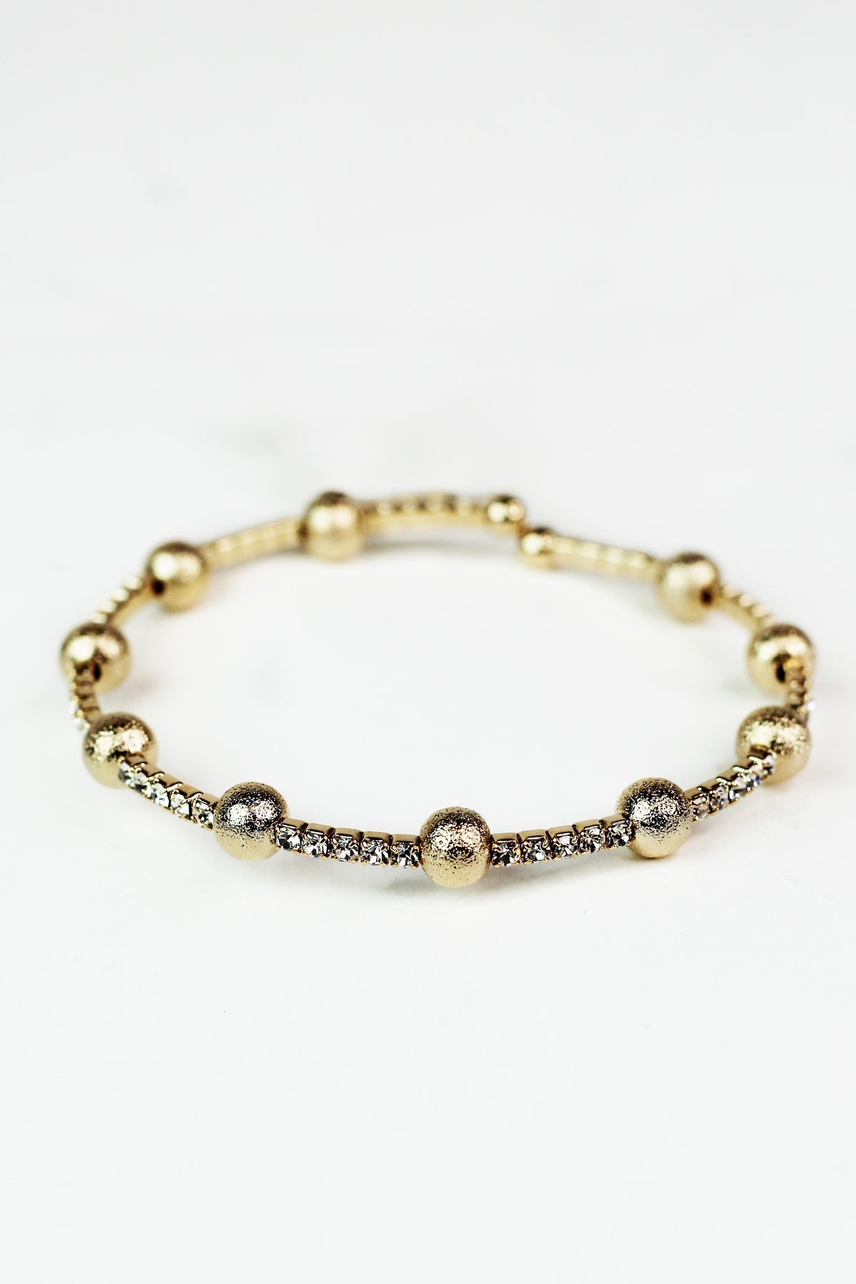 Brush Ball & Five Stone Alternate Bracelet