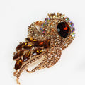 Stone Arch Teardrop Almond Bottom XL Brooch
