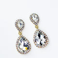 Teardrop Rhinestone Trim Earring - Glitz & Ears Boutique