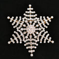 Large Point Ends Snowflake Brooch