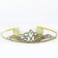 Rhinestone Waves w/ Marquis Center Tiara