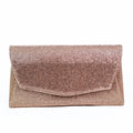 All Over Rhinestone Front Flap Clutch