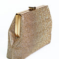 Rhinestone Covered Quilted Clutch Purse