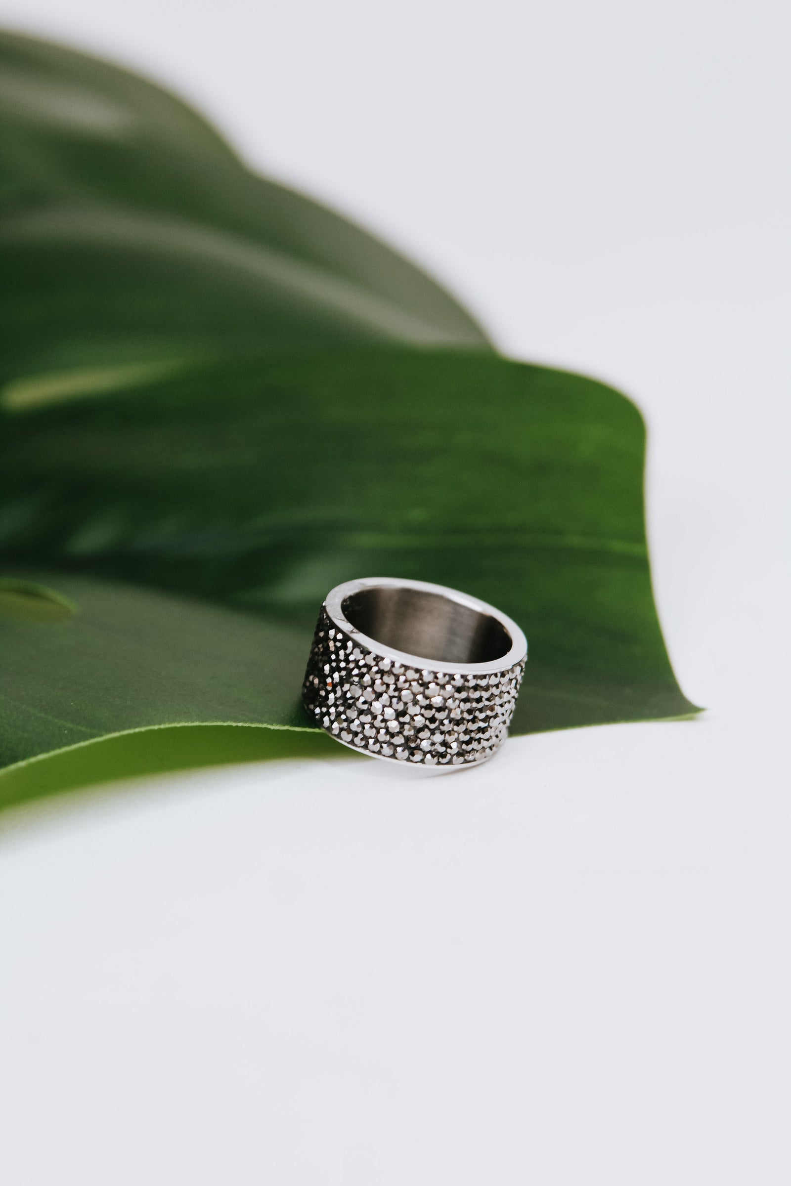 Thick Pave Band Ring