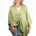 Knit Wrap w/ Front Loop Closure