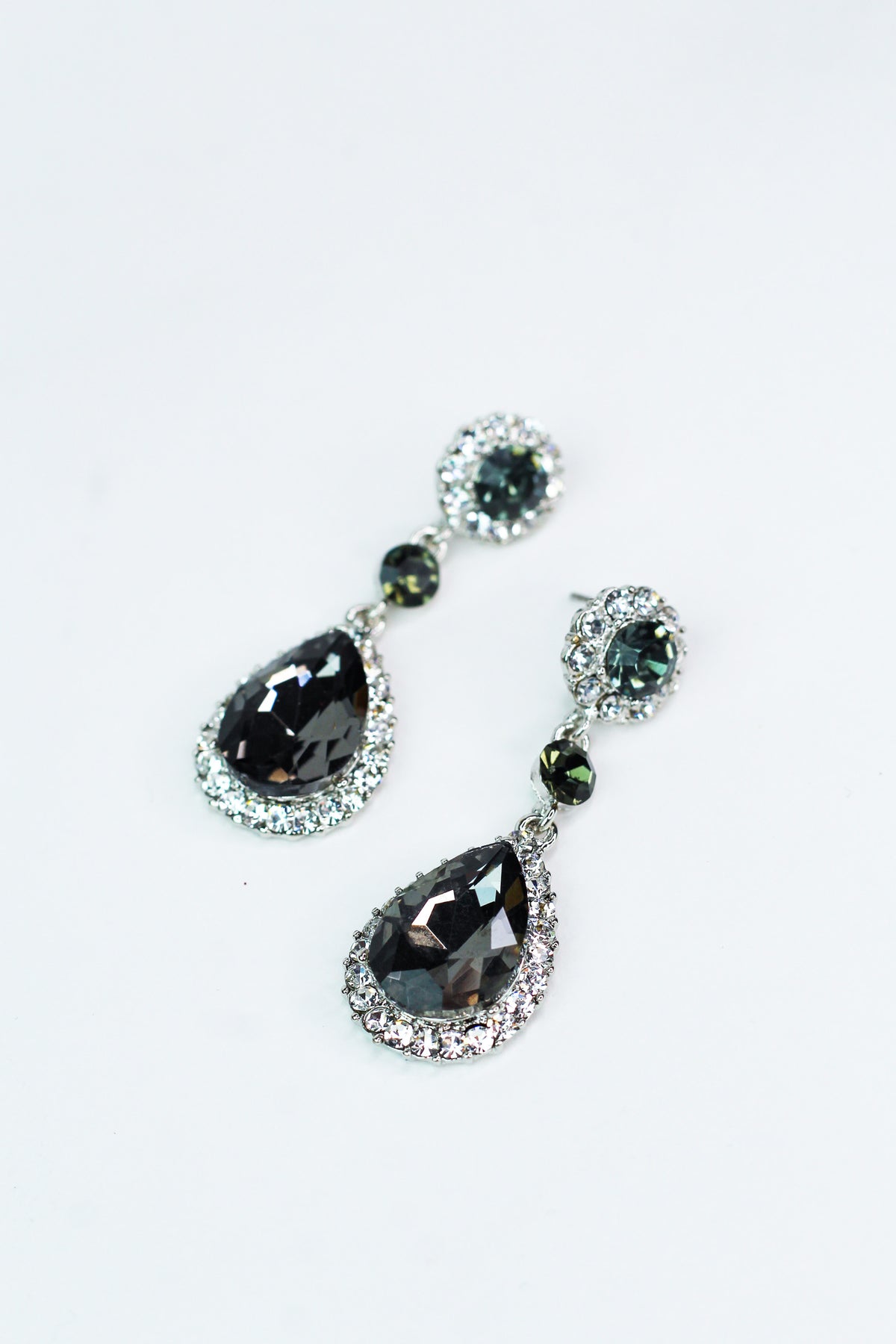 Flower, Circle Stone, Teardrop with Trim Earring - Glitz &amp; Ears Boutique