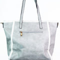 Sherpa Trim Tote w/ Front Pocket