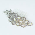 Half Pearl Teardrop Swirl Half Hair Comb - Glitz & Ears Boutique