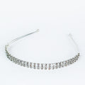 Three Stone Row Spaced Bar Metal Headband - Glitz & Ears Boutique