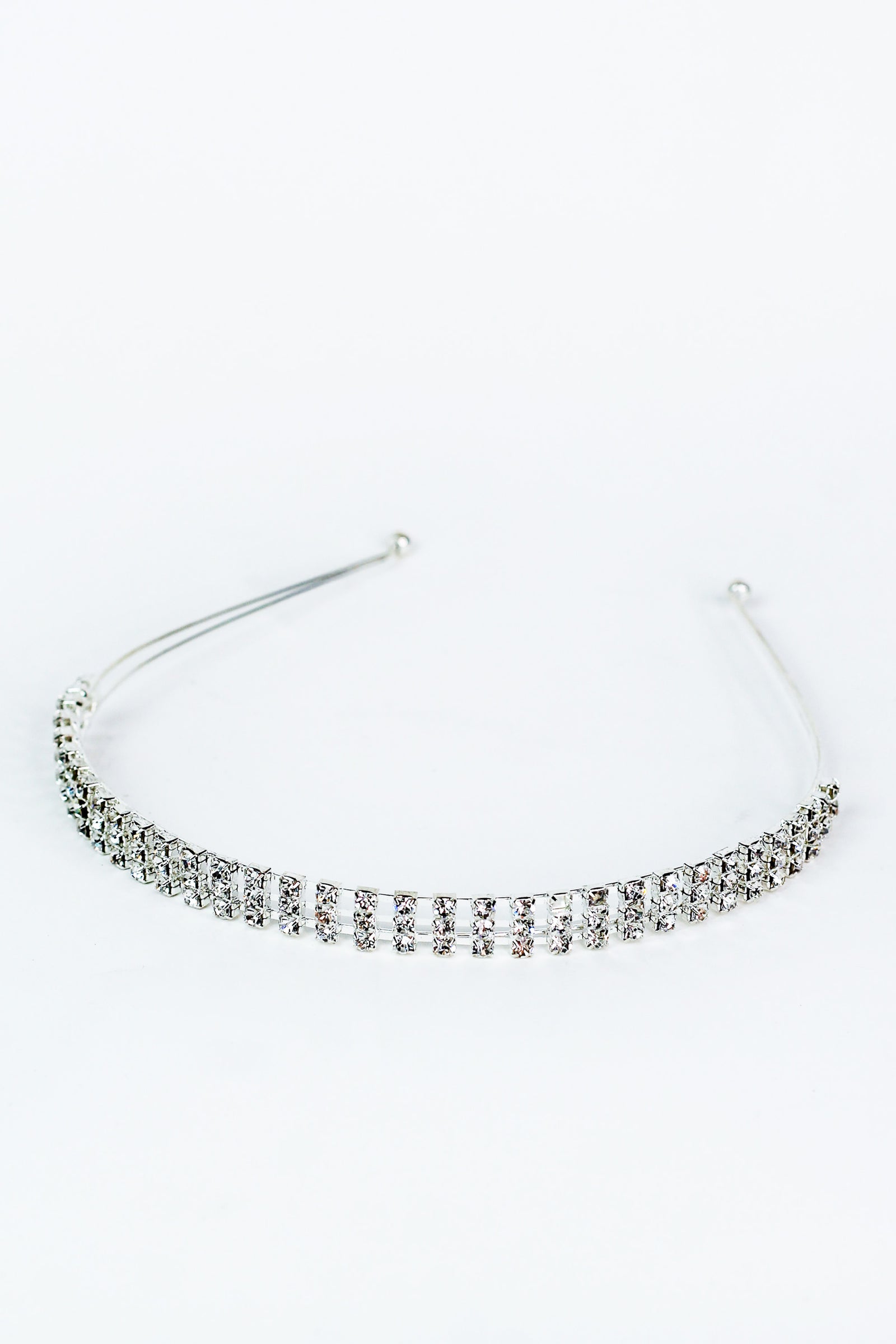 Three Stone Row Spaced Bar Metal Headband - Glitz & Ears Boutique