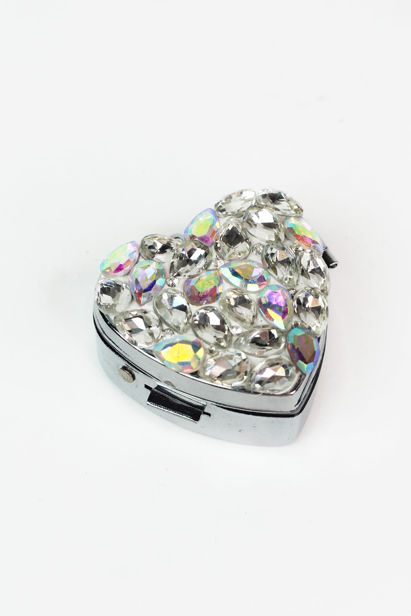 Teardrop Stone Top Compact Mirror