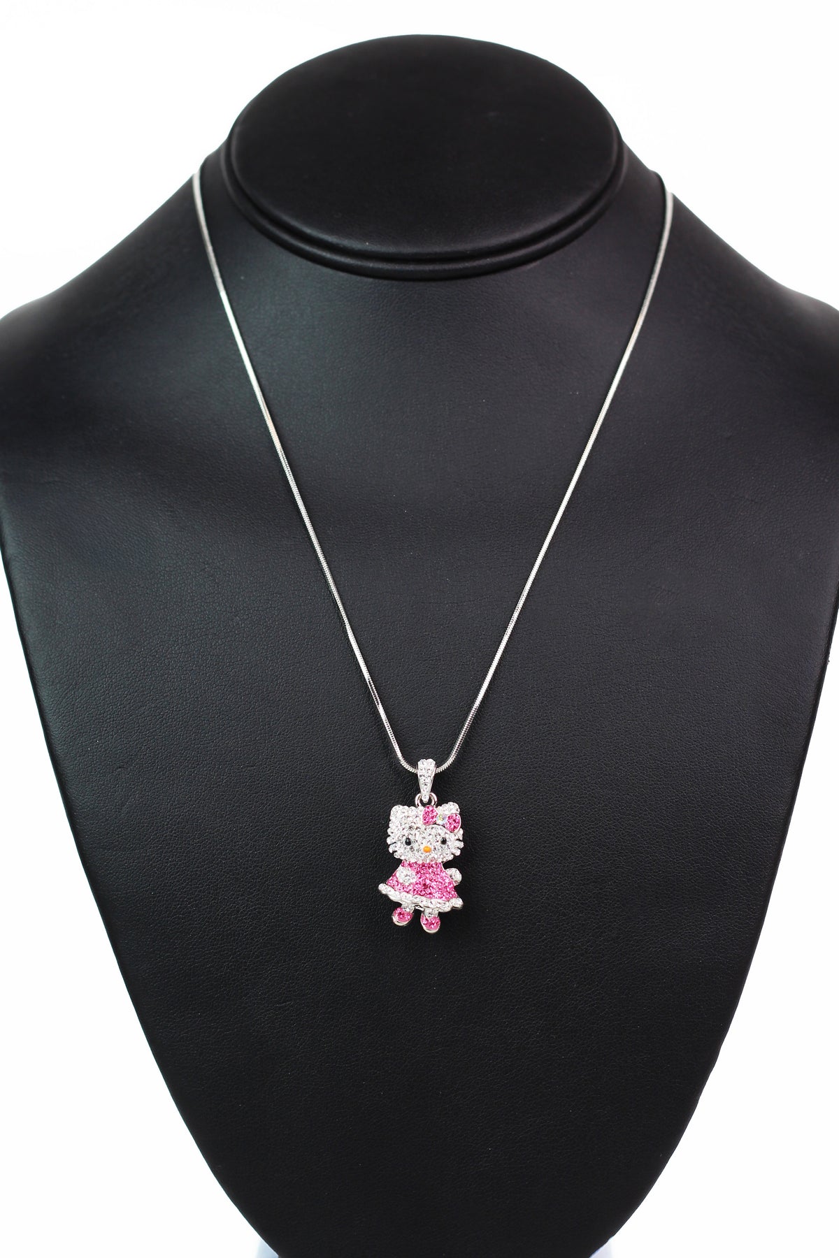 Rhinestone Hello Kitty Full Body Necklace