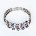 Pearl & Rhinestone Scattered Bracelet