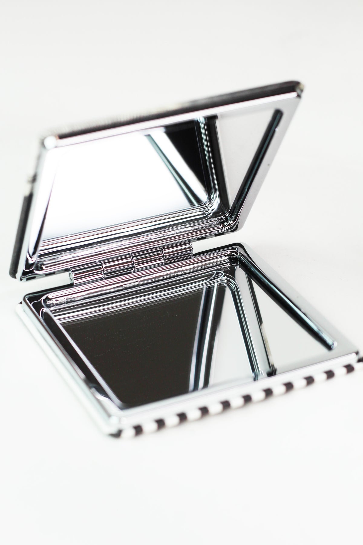 Photo & Quote Square Mirror Compact
