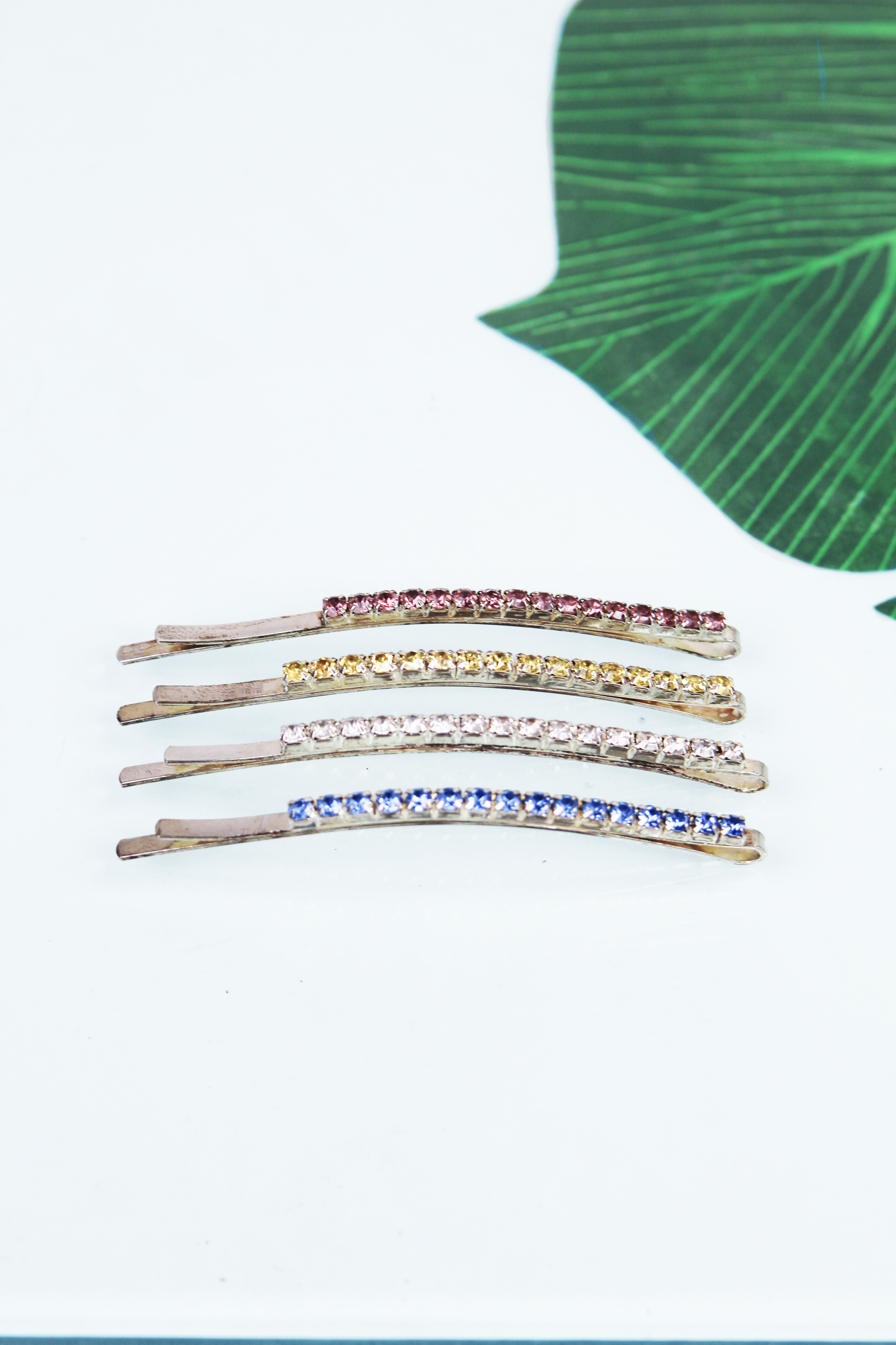 16 Row Rhinestone Bobby Pin