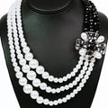 Pearl & Bead Necklace & Pendant