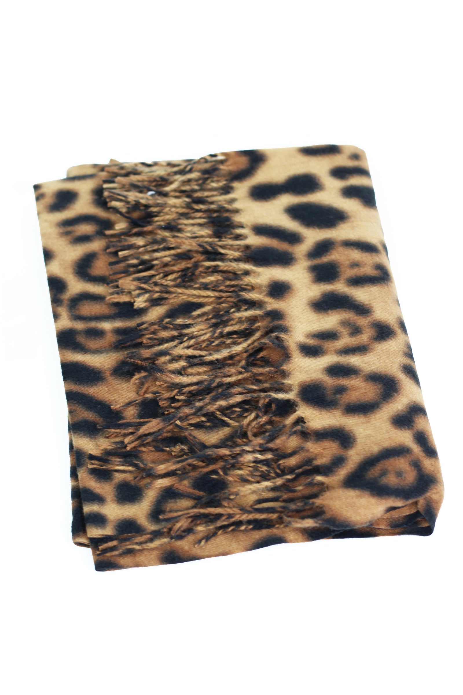 Leopard Print Cold Weather Scarf