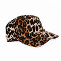 Distressed Leopard Print Baseball Cap