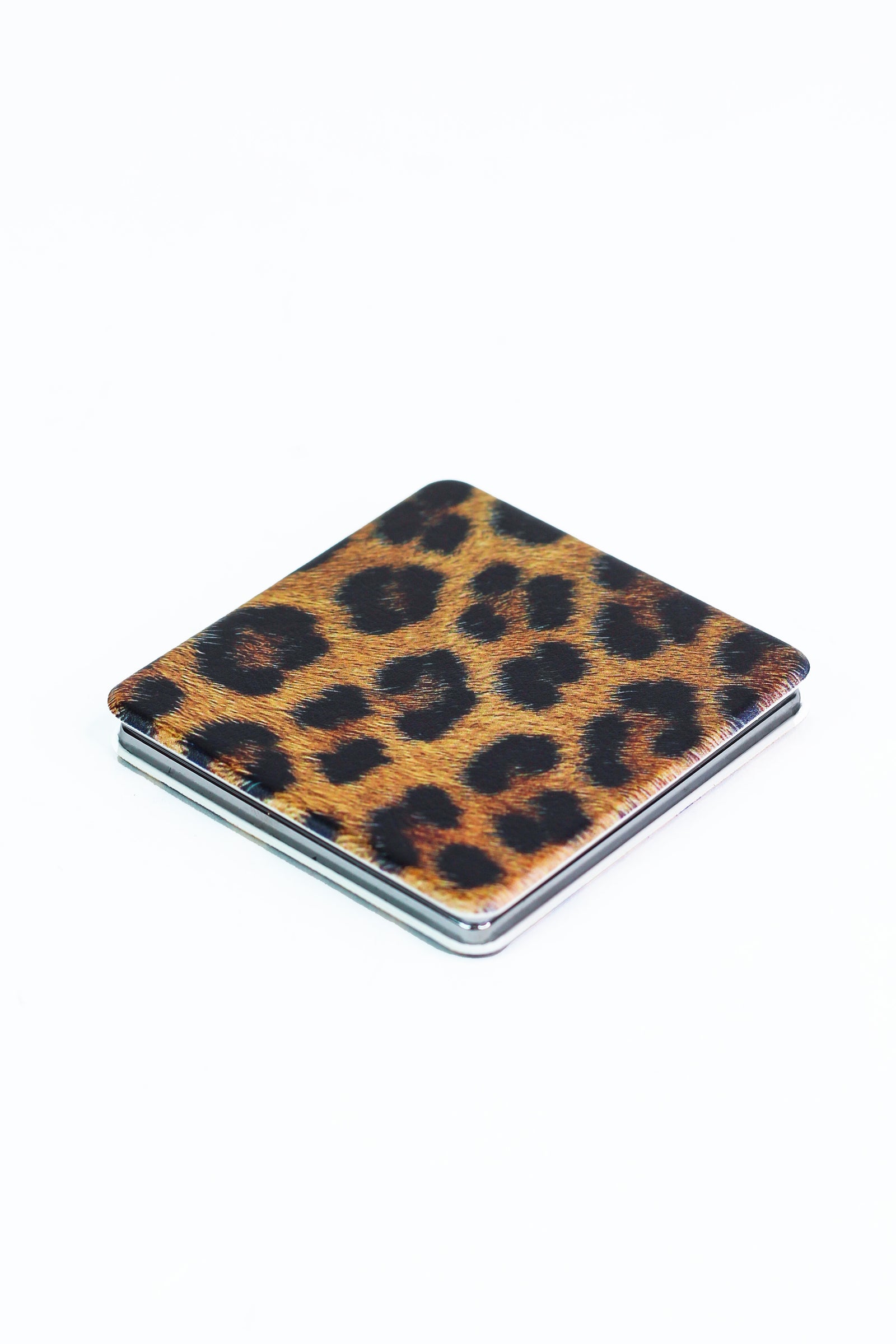 Leopard Print Mirror Compact
