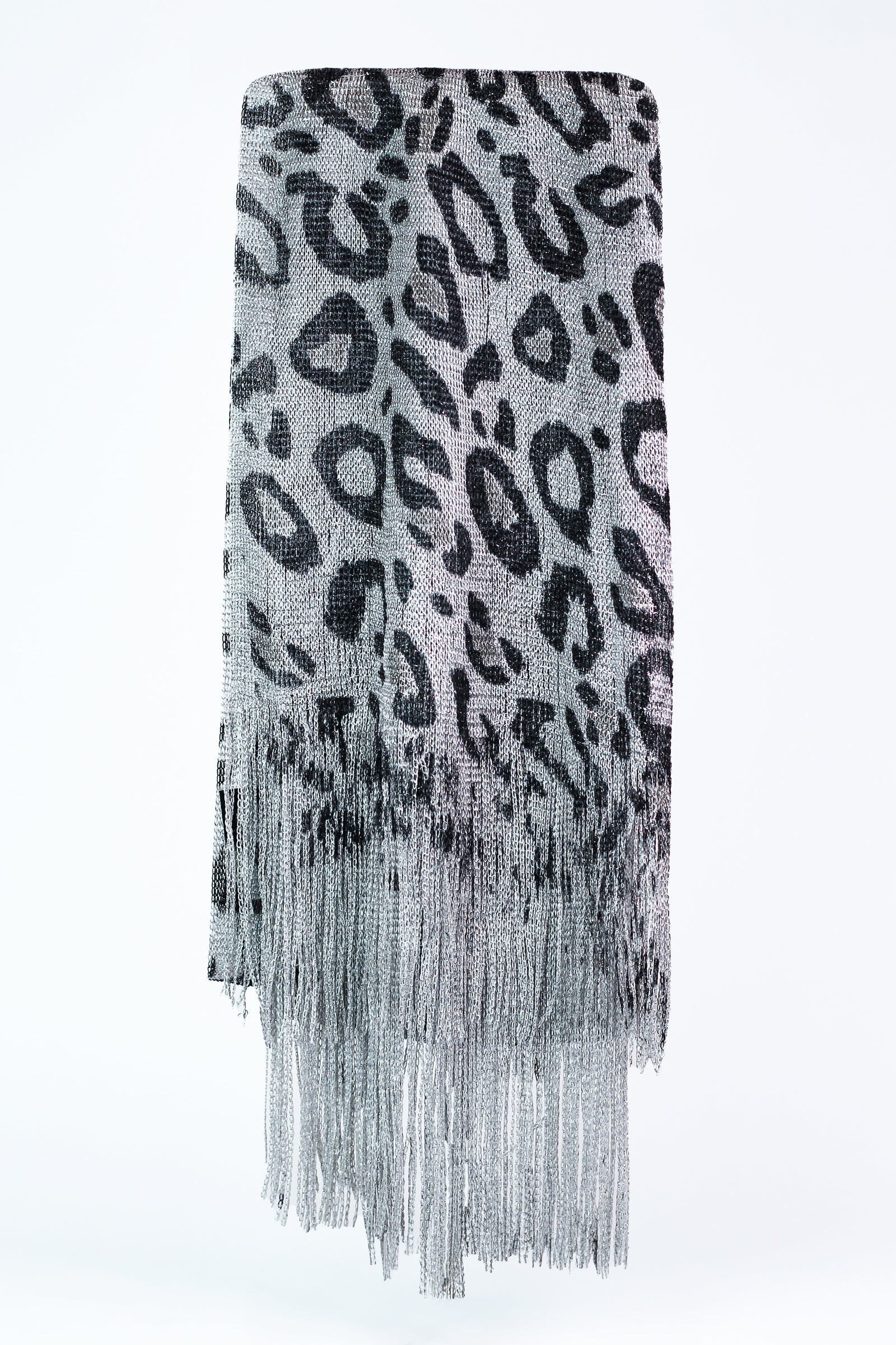 Leopard Print Tassel Fashion Scarf