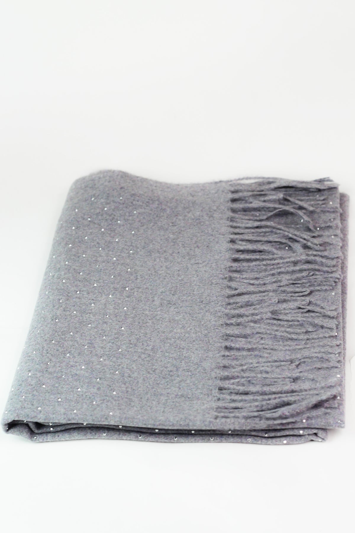 Soft Woven Rhinestone Scarf