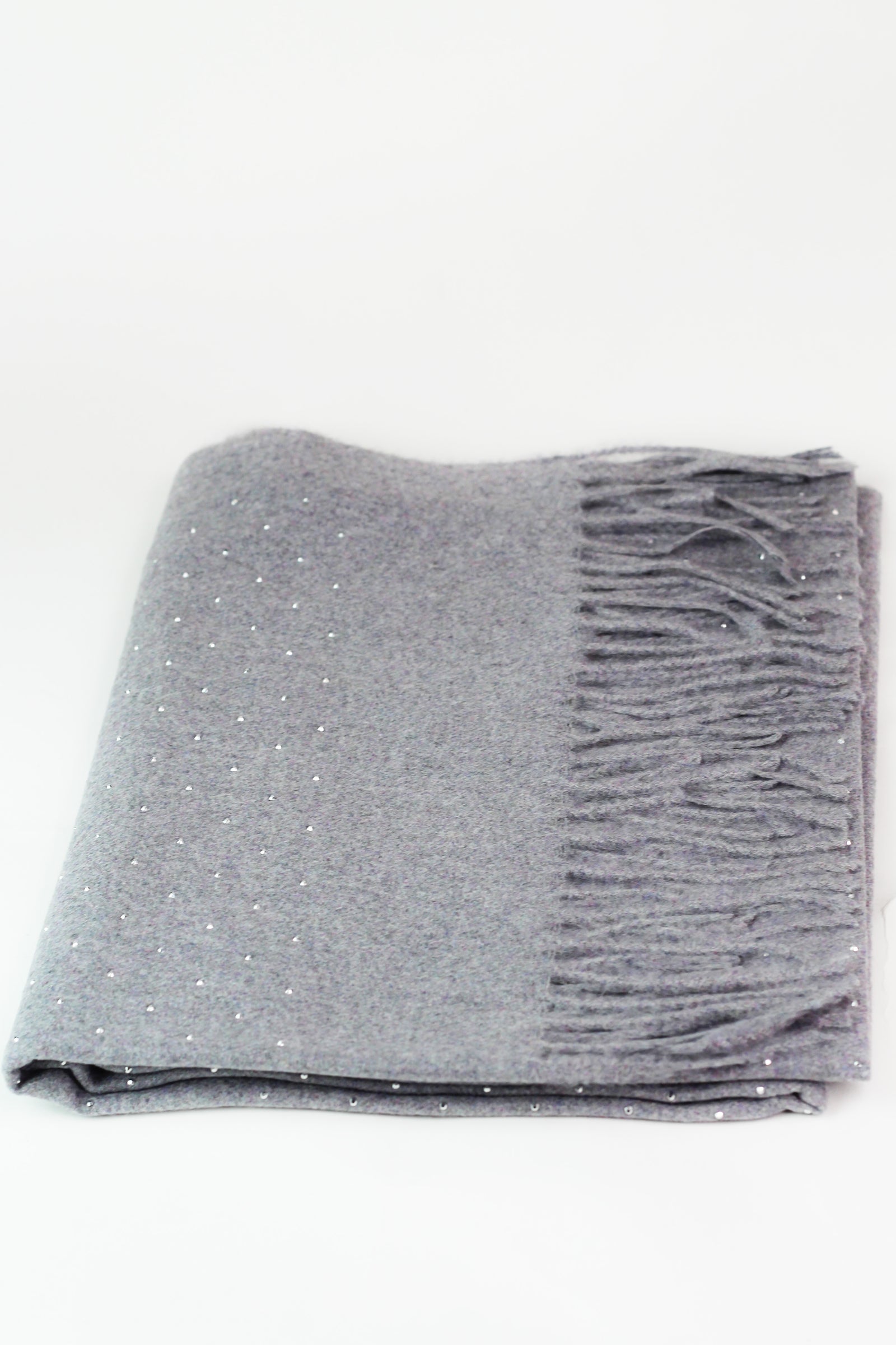 Soft Woven Rhinestone Scarf