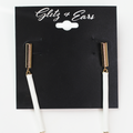 Dangling Metal Rod Earring