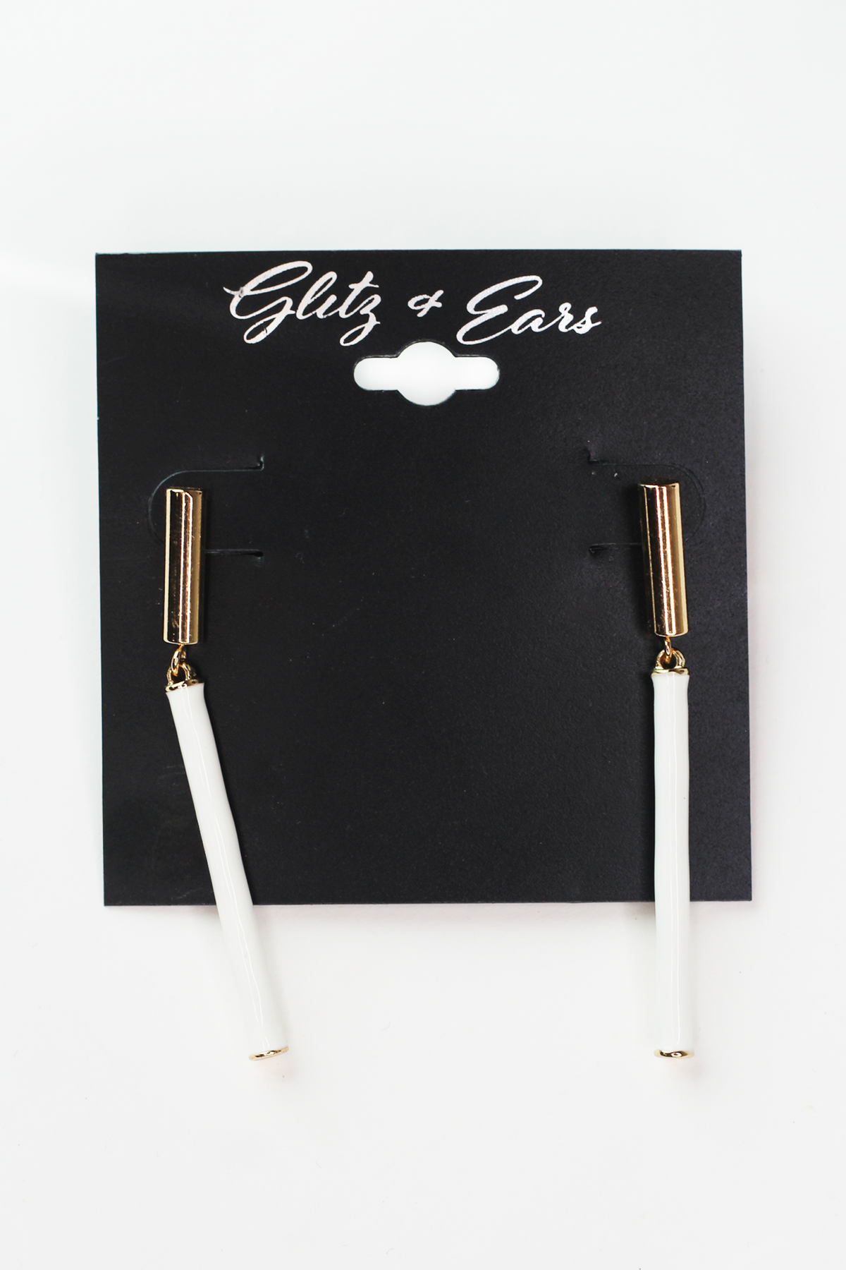 Dangling Metal Rod Earring