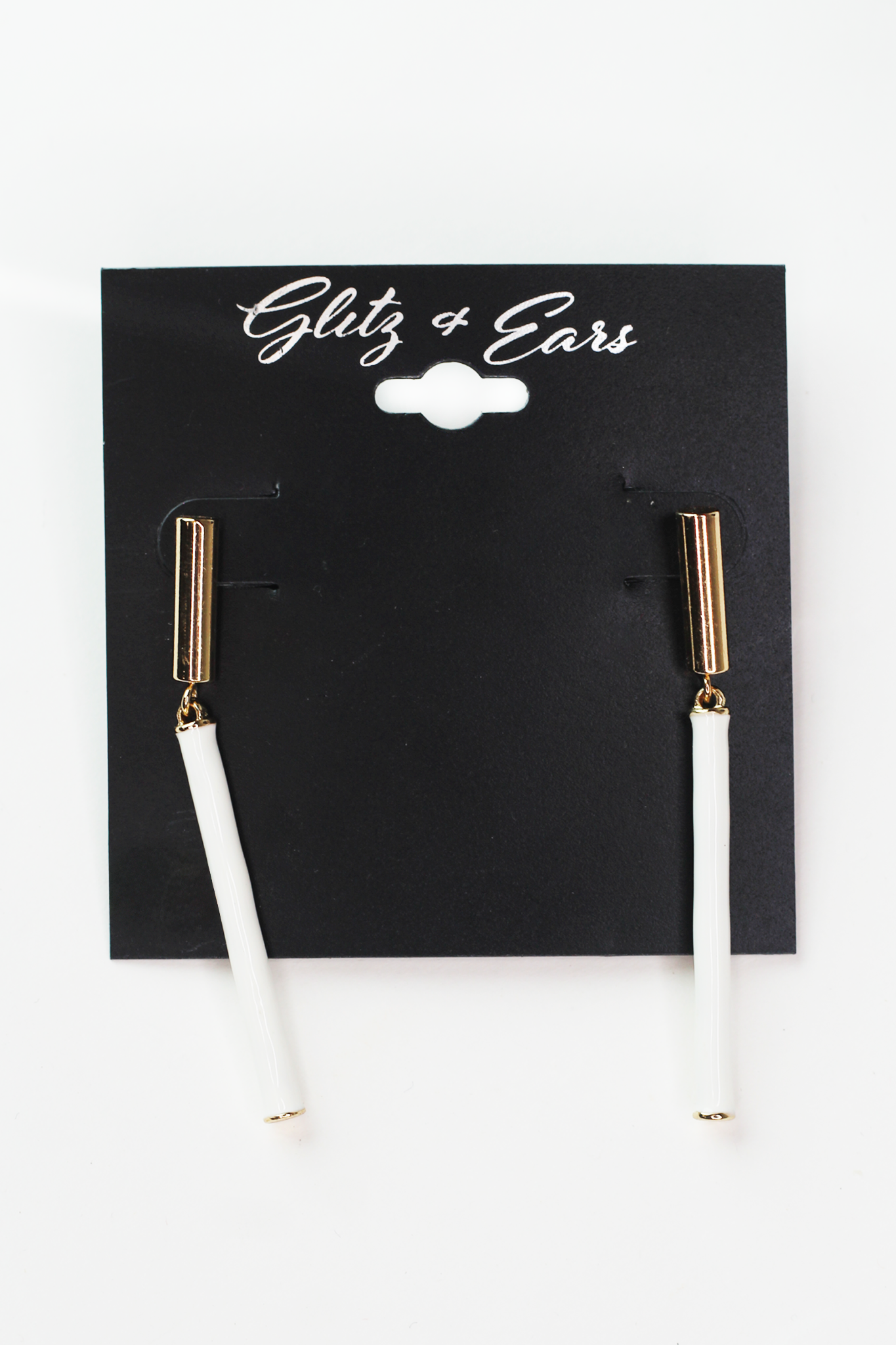 Dangling Metal Rod Earring