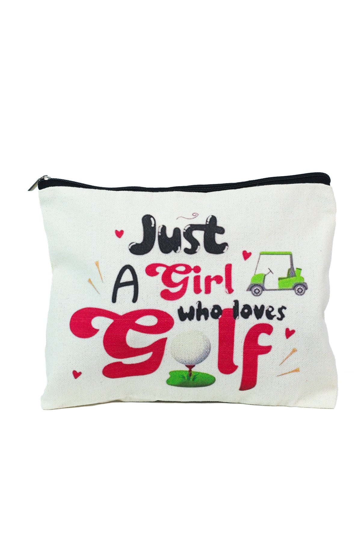 "Girl Who Loves Golf" Zippered Pouch