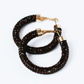 Medium All Rhinestone Hoop