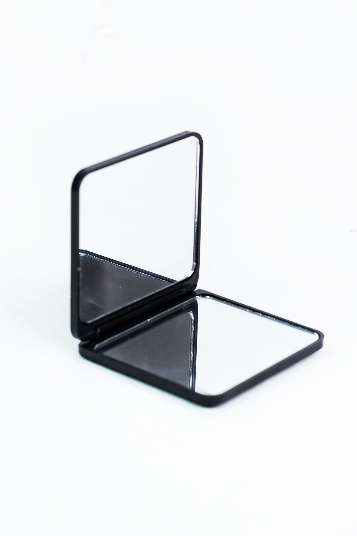 All Rhinestone Square Mirror Compact