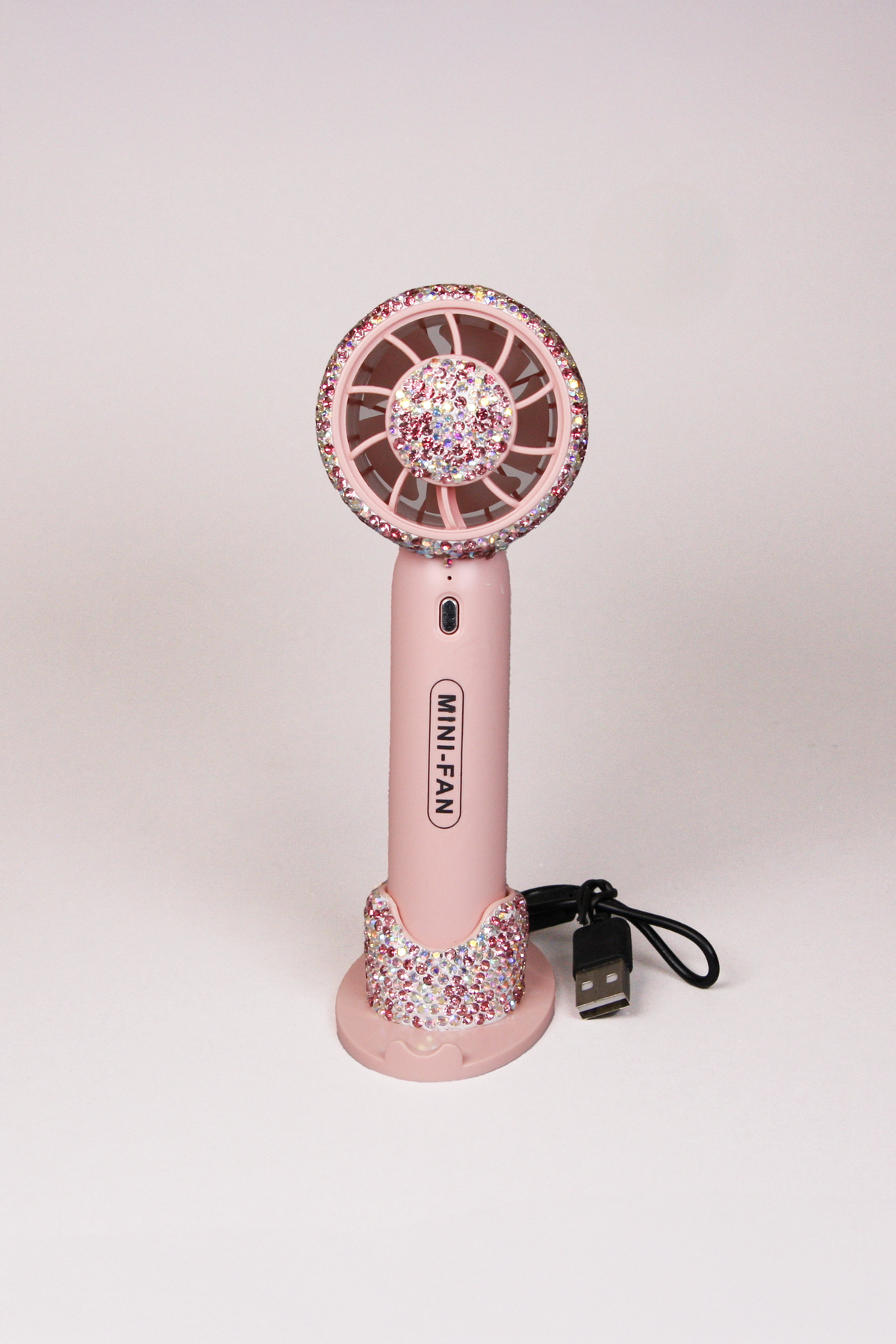 Rhinestone Mini Fan