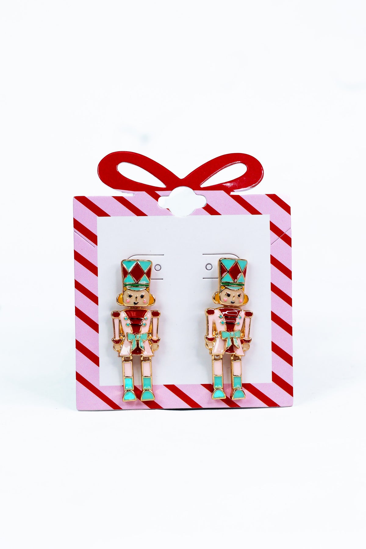 Nutcracker with Bow Belt Earring