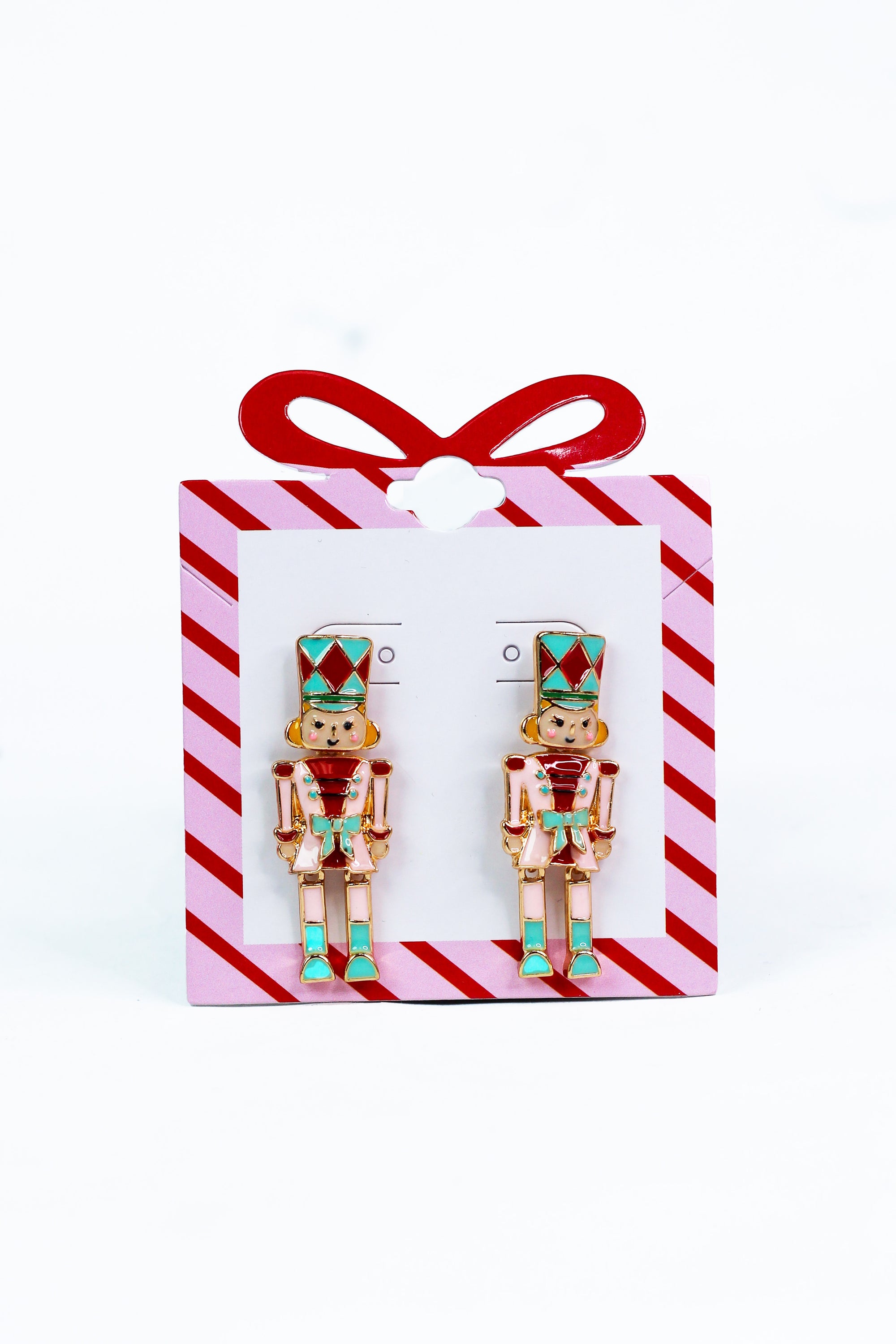 Nutcracker with Bow Belt Earring