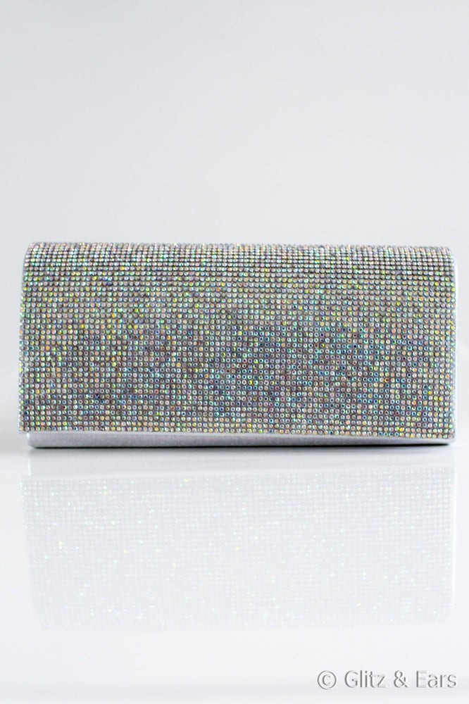 Rhinestone Flap Clutch - Glitz &amp; Ears Boutique