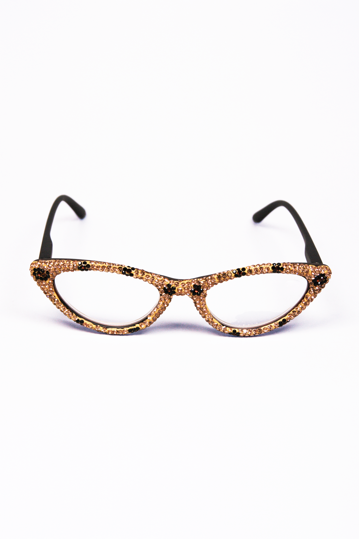 Small CatsEye Rhinestone Covered Readers