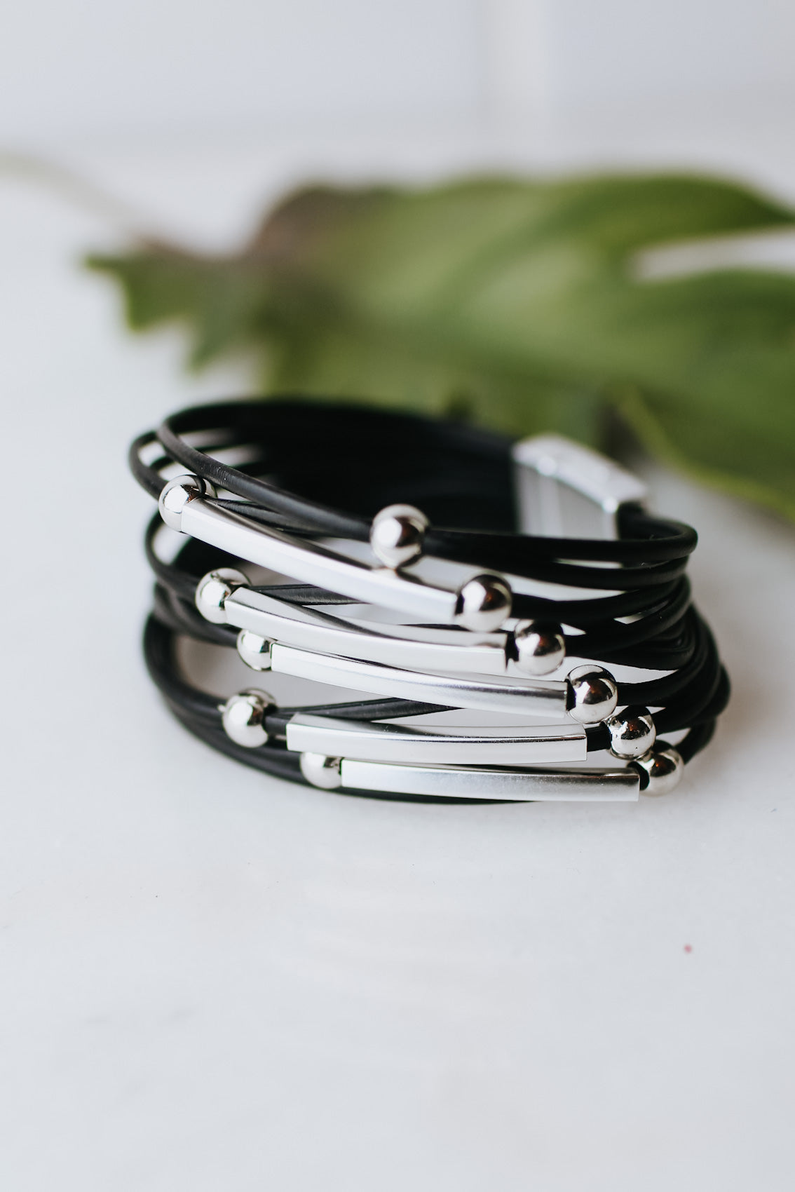 Bar & Bead Cuff Bracelet