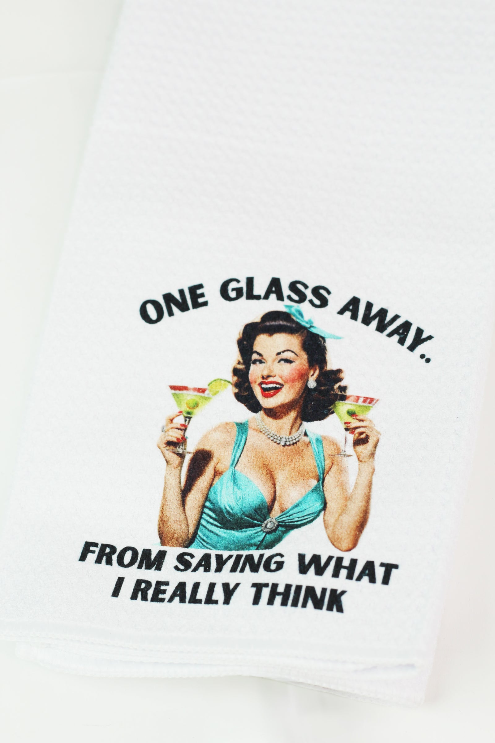 Photo & Quote 16x24 Tea Towel